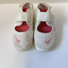 Nike エアリフト　ホワイト/ピンク 17cm キッズシューズ