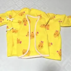 【ハンドメイド】ひよこ柄のおくるみセット