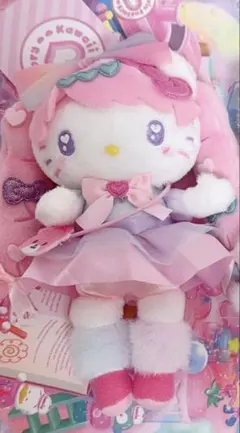 サンリオ　原宿限定 ファッション ハローキティ マスコットホルダー　お顔厳選