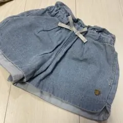 デニムハートポケットハーフパンツ 80