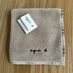 アニエスベー agnes b. ハンドタオル ベージュ チェックのサムネイル