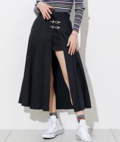 Rasvoa 黒 ロングスカート Sサイズ