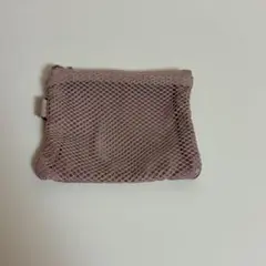 無印良品　メッシュポーチ くすみピンクのサムネイル