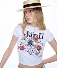 Mardi Mercredi Tシャツ　ミニT トップス　ホワイトのサムネイル