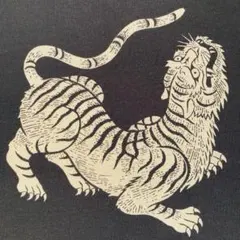 Pherrow's フェローズ 和柄 プリント スウェット ブラック 黒 日本製