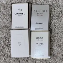 【新品未使用】Coco CHANEL サンプル　4種セット