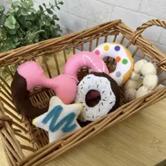 フェルトのドーナツ　6個セット　ハンドメイド