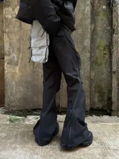 ナイロンパンツ　テックパンツ　フレア　撥水　archive アーカイブのサムネイル
