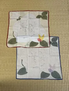 ✴︎HANAE MORI/色違いハンカチ2枚SET