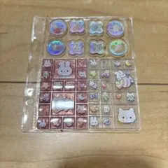 おはじきシール ブロックシール