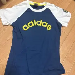 adidas アディダス 半袖Tシャツ ネイビー Mのサムネイル