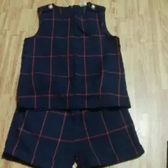 韓国　チェック　セットアップ