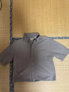 L.L.Bean 半袖 チェックシャツ ボタンダウン 短丈のサムネイル