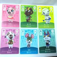 【美品】あつまれ どうぶつの森 amiiboカード 6枚セット