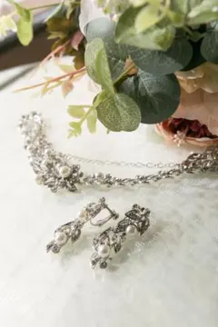 fashion jewelry　ネックレス/イヤリング　セット