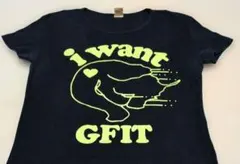 G-FITロゴプリント 半袖Tシャツ ネイビーLサイズ