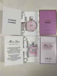DIOR、CHANELフレグランスサンプル４個