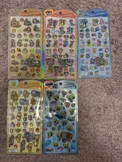うるちゅるポップシール ディズニー　パワパフ　5枚セット