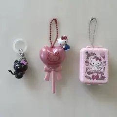 Sanrio ハローキティ・チャーミーキティ ガチャガチャ・食玩 3点