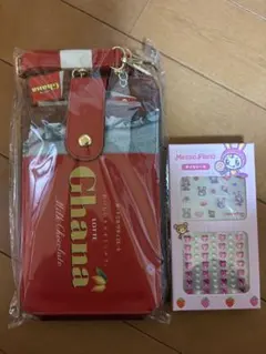 ガーナ チョコチャームスマホショルダーポーチ　Mezzo Piano シール