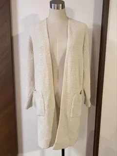 GU ロングカーディガン Mサイズ アイボリー