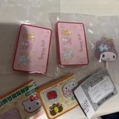 ミニミニ折りたたみテーブル　マイメロ　カラフルキャンディチャーム　ガチャ