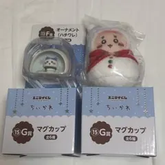 ちいかわ　エニマイくじ　4点セット　E、F、G賞　ハチワレ　モモンガ　古本屋
