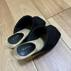 RANDA サンダル ウェッジソール ブラック サイズSSのサムネイル