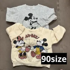 90cmミッキーマウス トレーナー 2点セット