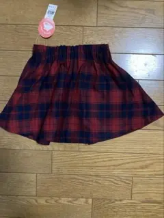【週末限定】グローバルワーク　チェック　スカート　インナー付　90-100