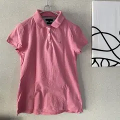 Tommy Hilfiger ピンク 半袖ポロシャツ