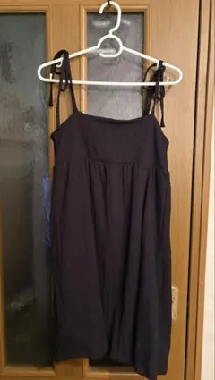 GU ブラック キャミワンピース Lサイズ