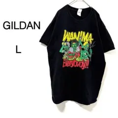 【ギルダン】WANIMA Tシャツ 半袖 プリント ゾンビ ブラック Lのサムネイル