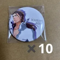 BLEACH 藍染惣右介 完全受注生産ホログラム缶バッジ10個 - メルカリ
