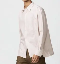 UNIQLO:C ブロードオーバーサイズシャツ ストライプ 美品