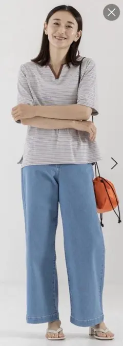 LEPSIM★レプシィム★ストレッチデニムストレートパンツ