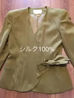 イトキン　シルクのジャケット　カシュクールのサムネイル