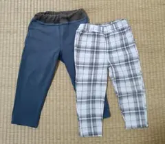裏起毛 パンツ 2枚セット