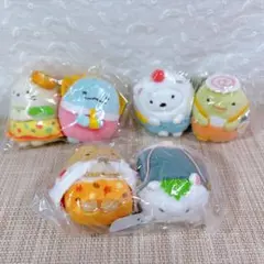 すみっコぐらし 海外 金龍 てのりぬいぐるみ とかげ ねこ とんかつ