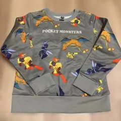 ポケットモンスター 長袖カットソー グレー