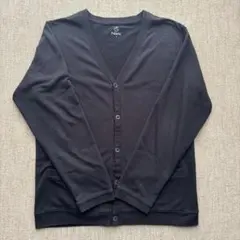 ま*つ様 【Navy.】Vネック スウェットカーディガン ブラック Lサイズのサムネイル