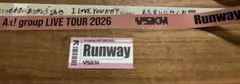 Aぇ! group Runway 銀テープ1本 フル チケット 落下物
