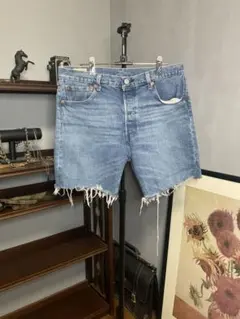 Levi's デニム ハーフパンツ カットオフ W33のサムネイル