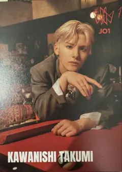 JO1 WHERE DO WE GO タワレコ渋谷フライヤー 川西拓実