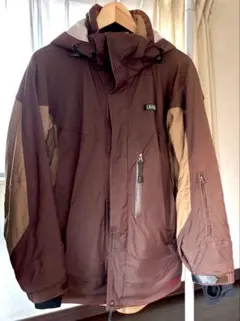 AIGLE フード付きマウンテンパーカー XS ブラウン