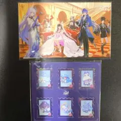 原神FES 特典　ポストカード　ステッカー　新品未開封公式品