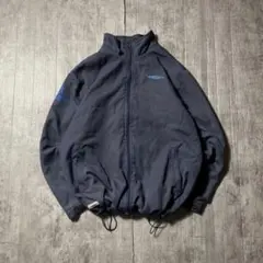 00s UMBRO nylon track jacket navy tech