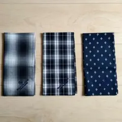 BEAUTY&YOUTH チェック柄ハンカチ 3枚セット　未使用