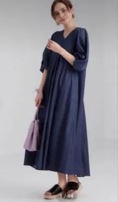 グリーンレーベルリラクシング　デニムワンピース