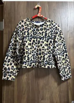【ZARA】ザラ／レオパード柄スウェット